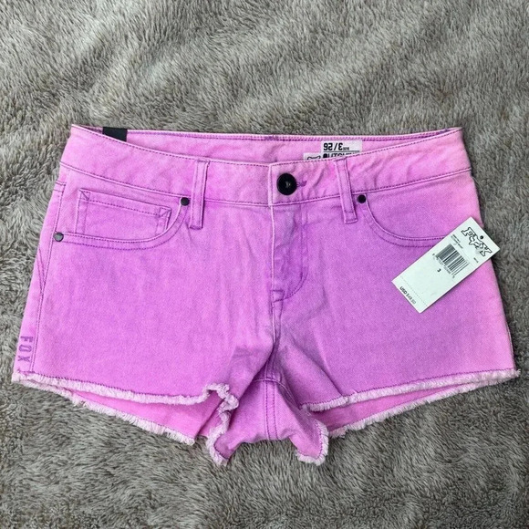 Fox Women's Outshine Cutoff Shorts Stretch Neon Lilac MSRP $49.50 New - Picture 9 of 16